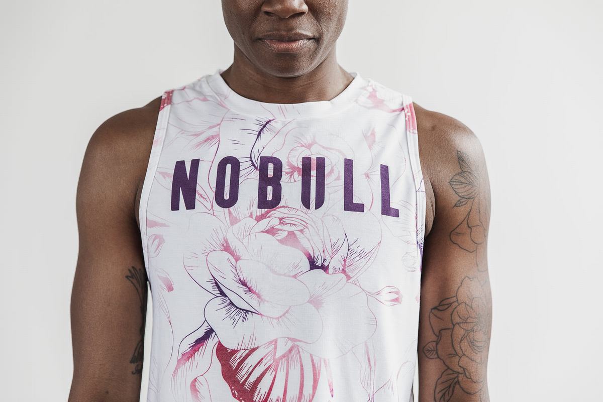 Nobull Muscle Women's Tank Tops Purple | Australia (SE3620)